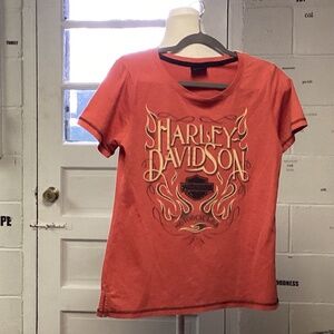 Harley Davidson. WOMENS shirt DAYTONA BEACH  must see !!!